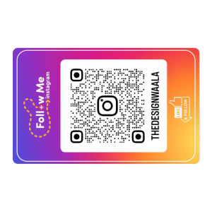 Instagram Id Qr Code (PVC)