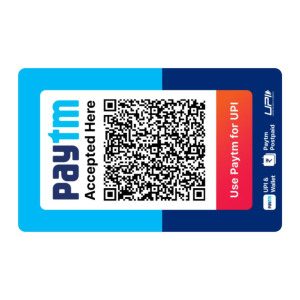 Paytm Qr Code (PVC)