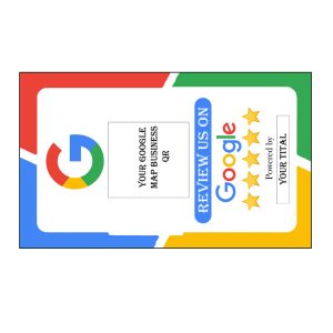 Google Map Review Card (PVC)
