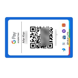 Google Payment Qr Code (PVC)