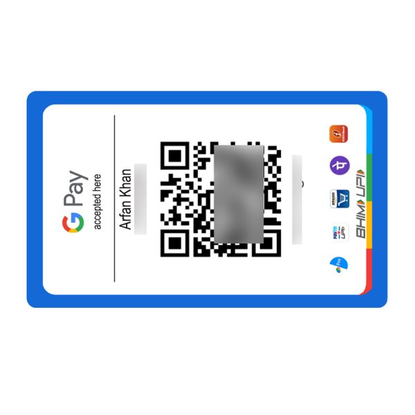 Google Payment Qr Code (PVC)